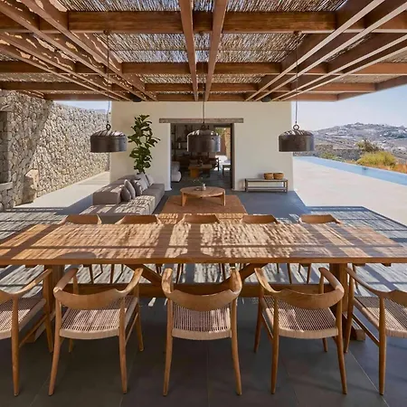Majestic Mykonos 5 Bedrooms Shannon Private Infinity Pool Sensational Sea Views Agios Ioannis Ornos (Mykonos)