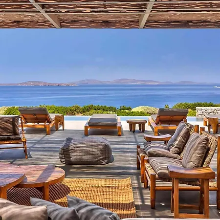 Majestic Mykonos 5 Bedrooms Shannon Private Infinity Pool Villa Ornos (Mykonos)