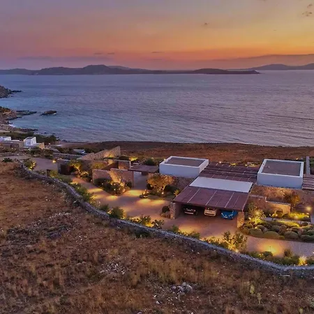 Majestic Mykonos 5 Bedrooms Shannon Private Infinity Pool Sensational Sea Views Agios Ioannis * Ornos (Mykonos)