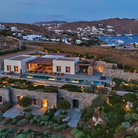 Villa Majestic Mykonos 5 Bedrooms Shannon Private Infinity Pool Sensational Sea Views Agios Ioannis