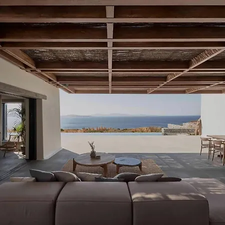 Majestic Mykonos 5 Bedrooms Shannon Private Infinity Pool Sensational Sea Views Agios Ioannis Ornos (Mykonos)